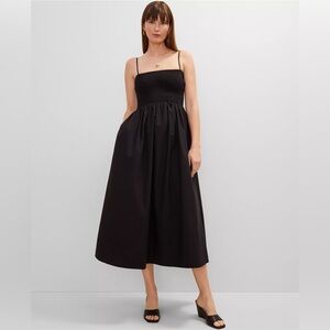NWOT! Ann Taylor Smocked Maxi Flare Dress